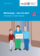 Titelgestaltung der Broschüre "Betreuung - was ist das?"