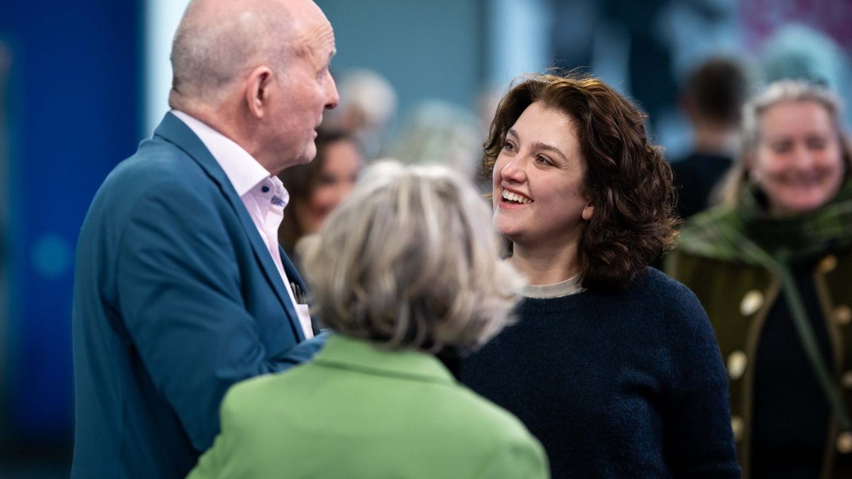 TLMB Leibiger im Gespräch mit Fraktionssprecherin Katja Maurer (Die Linke)