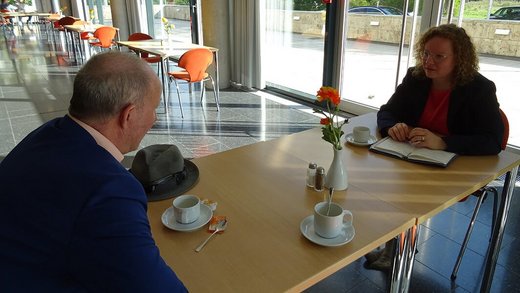 Joachim Leibiger im Gespräch mit Franziska Baum