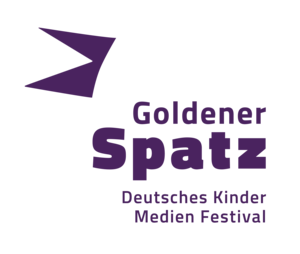 Logo Deutsches Kinder-Medienfestival Goldener Spatz