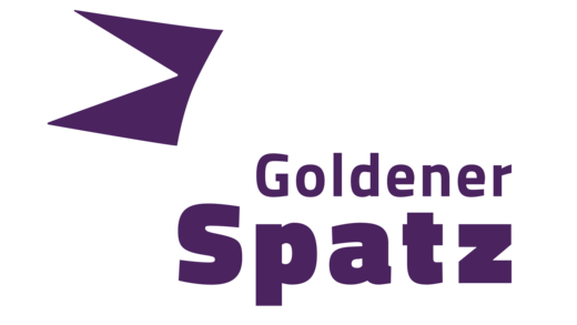 Logo Deutsches Kinder-Medienfestival Goldener Spatz
