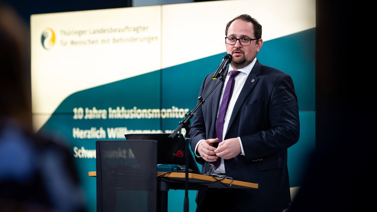 Schirmherr Landtagspräsident Dr. König bei seinem Grußwort